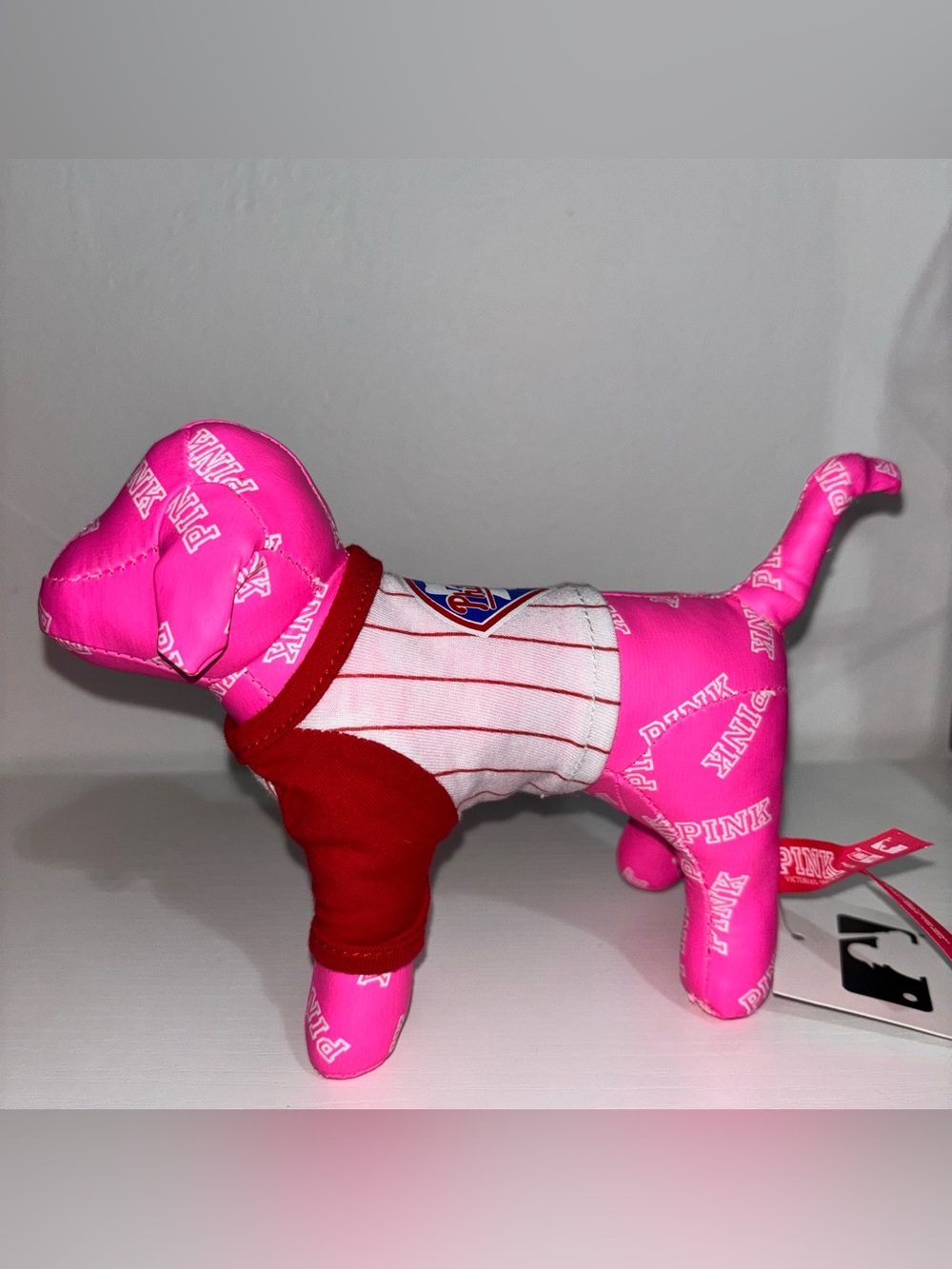 PINK Victoria’s Secret MLB Phillies Plush Dog NWT